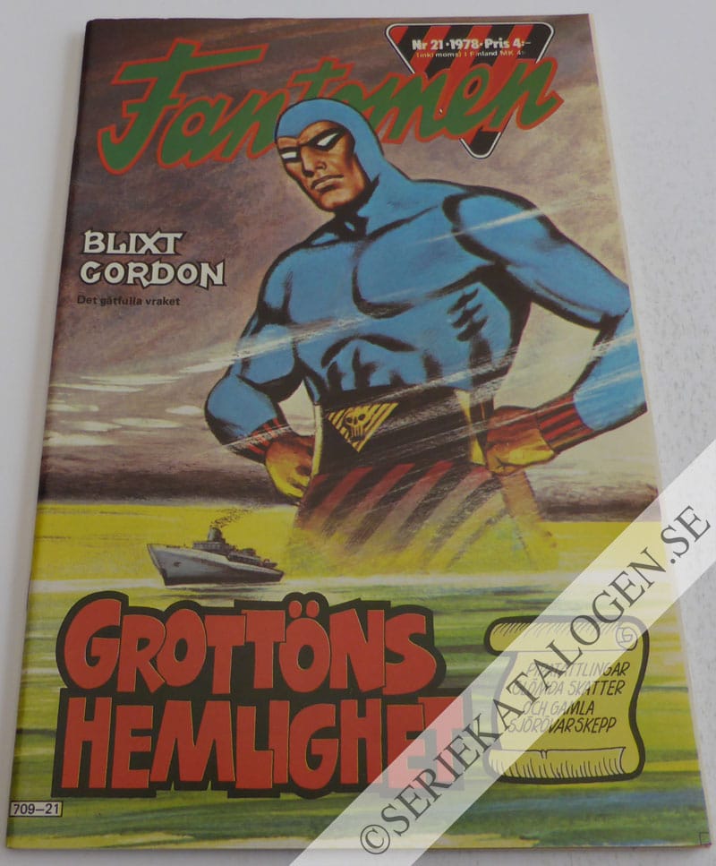 Framsida på Fantomen #21 (1978)