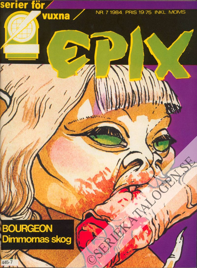 Framsida på Epix #7 (1984)