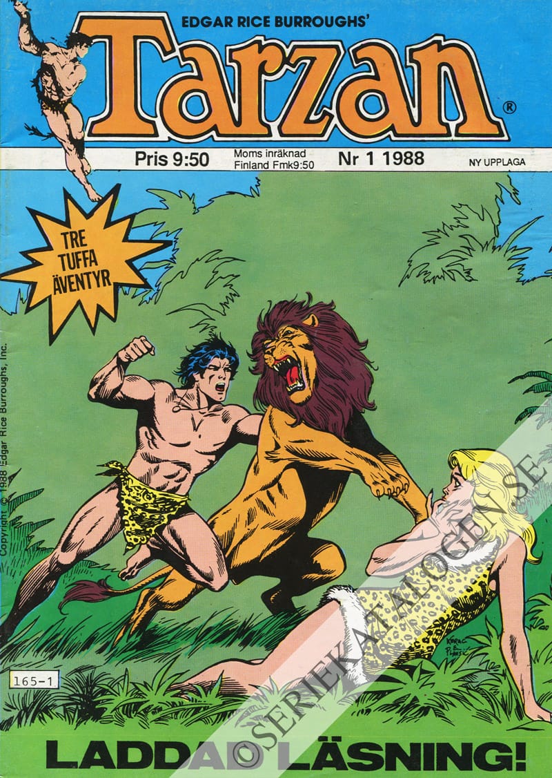 Framsida på Tarzan #1 (1988)