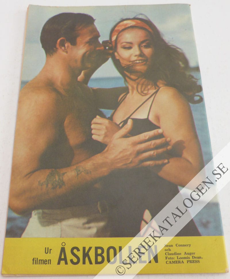 Baksida på Agent 007 ser rött (1966)