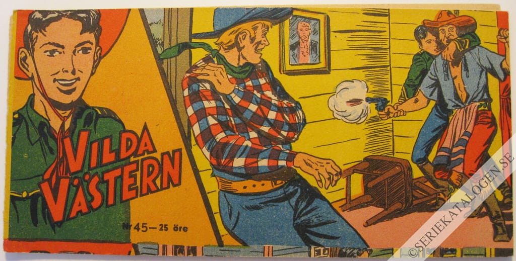 Framsida på Vilda Västern #45 (1957)