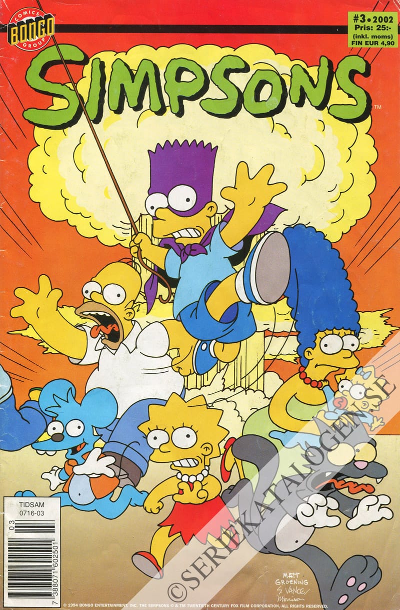 Framsida på Simpsons #3 (2002)