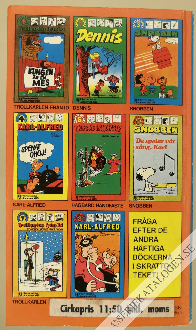 Baksida på Karl-Alfred (1978)