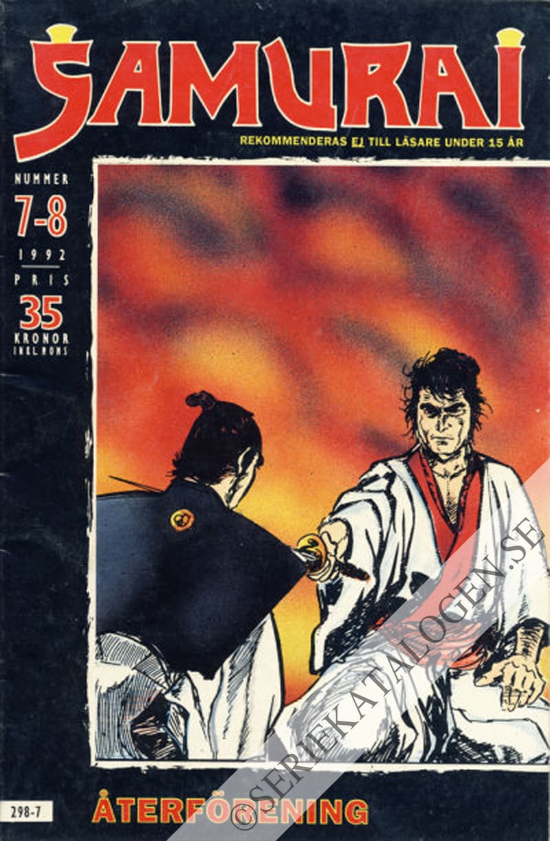 Framsida på Samurai #7-8 (1992)