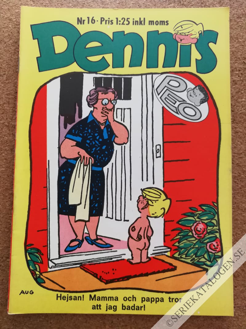 Framsida på Dennis #16 (1969)
