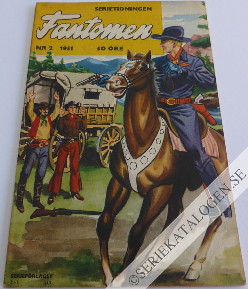 Framsida på Fantomen #2 (1951)