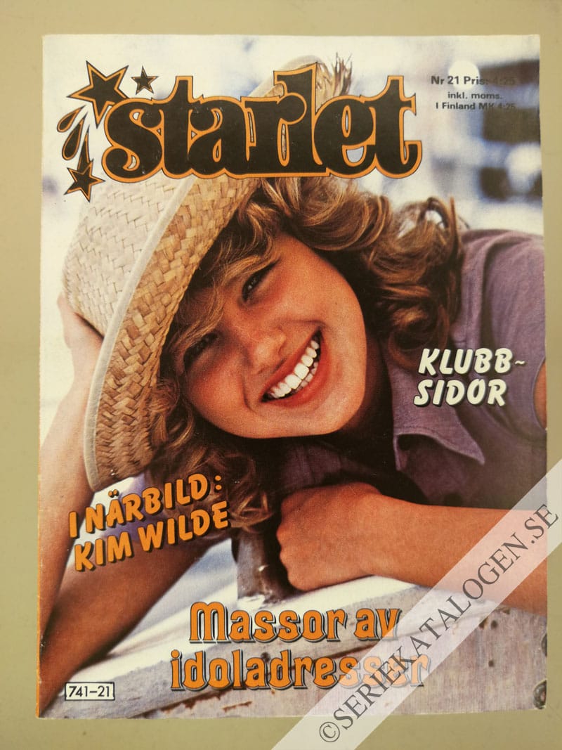 Framsida på Starlet #21 (1982)
