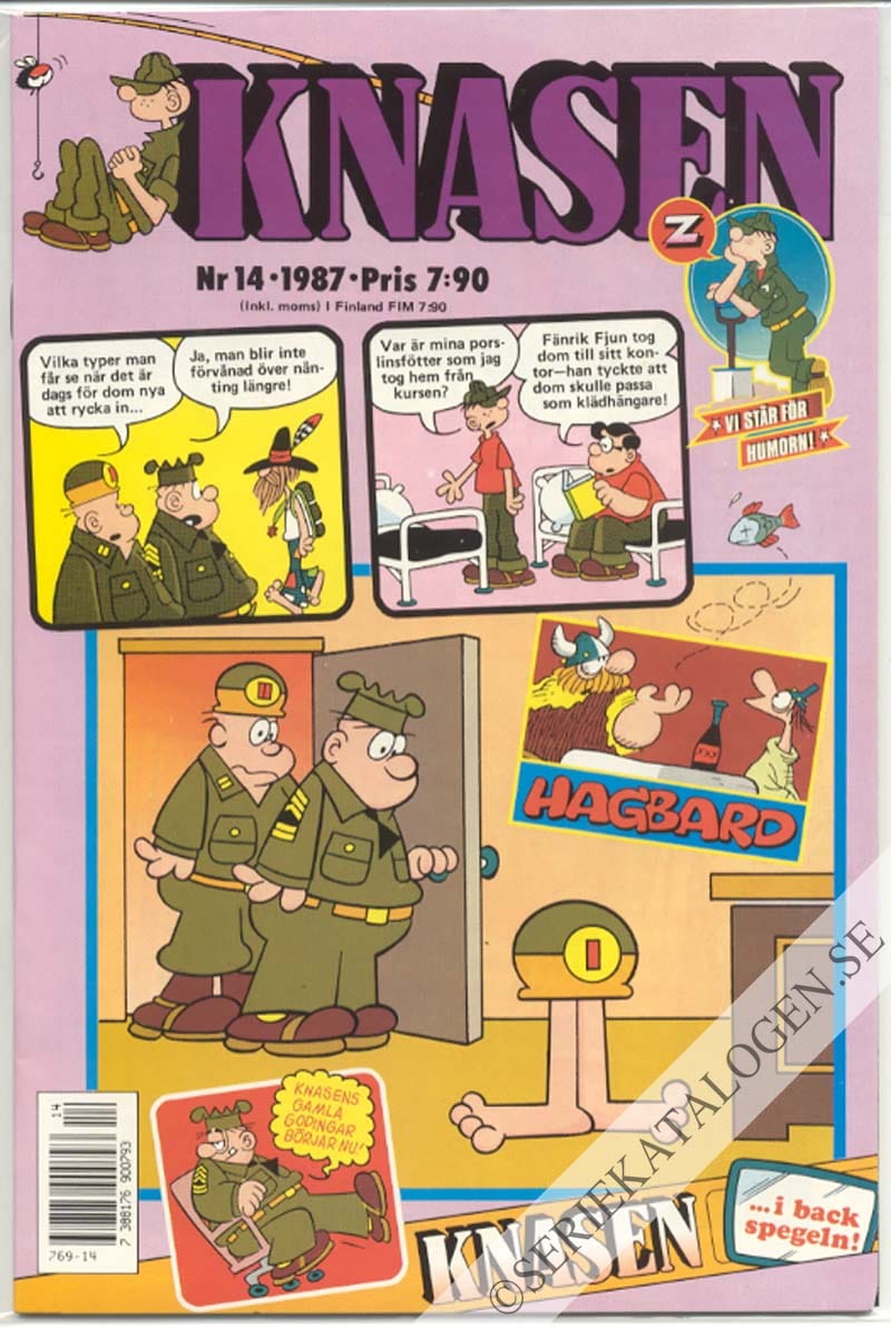 Framsida på Knasen #14 (1987)