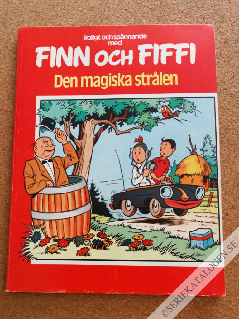 Framsida på Finn och Fiffi Den magiska strålen (1979)
