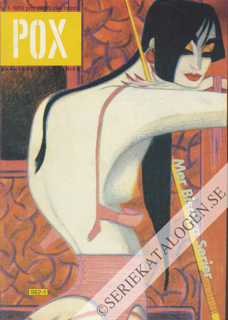 Framsida på Pox #1 (1989)