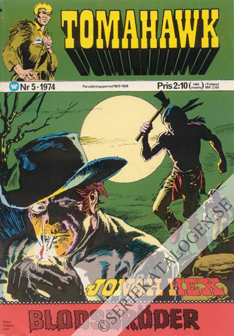 Framsida på Tomahawk #5 (1974)