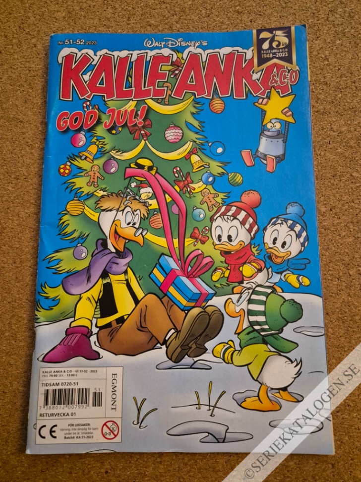 Framsida på Kalle Anka & C:o #51-52 (2023)
