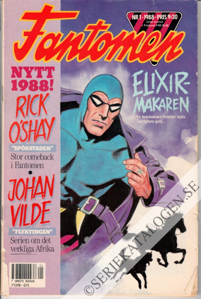 Framsida på Fantomen #1 (1988)