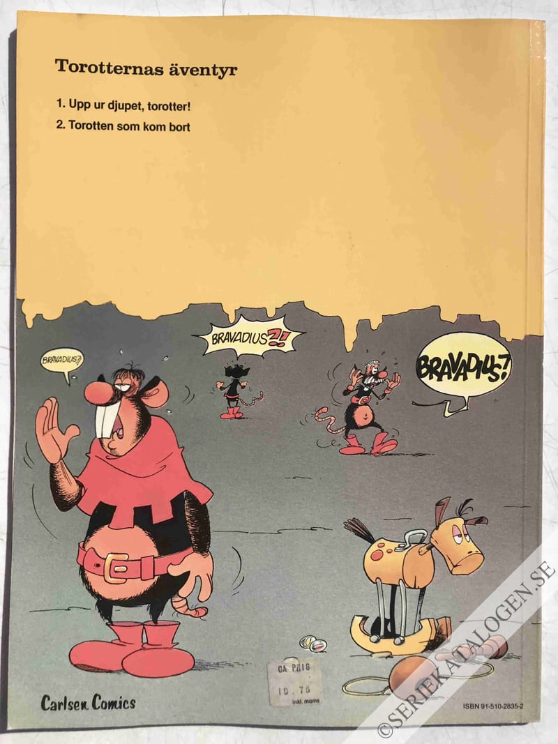 Baksida på Torotten som kom bort (1981)