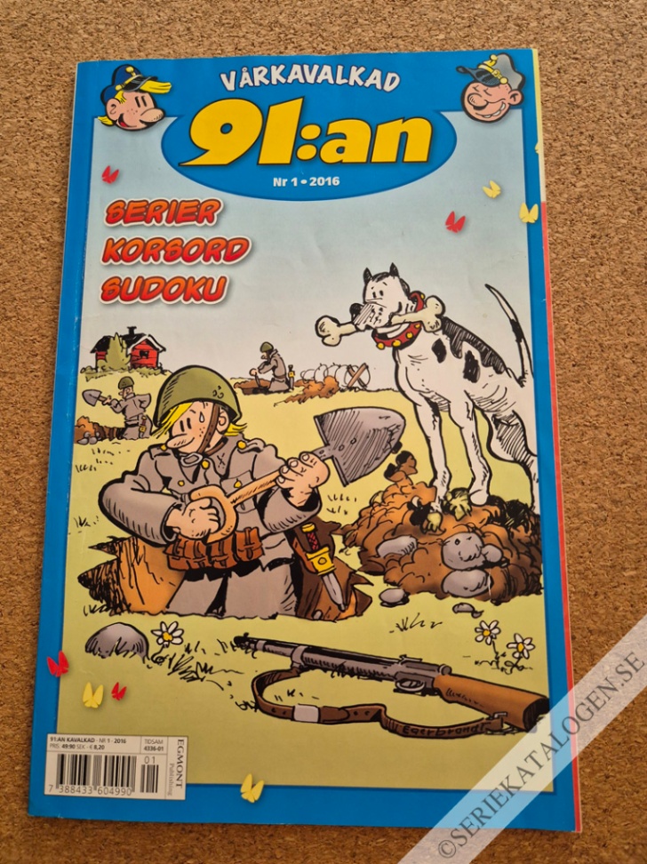 Framsida på 91:an - kavalkad #1 - Vårkavalkad (2016)