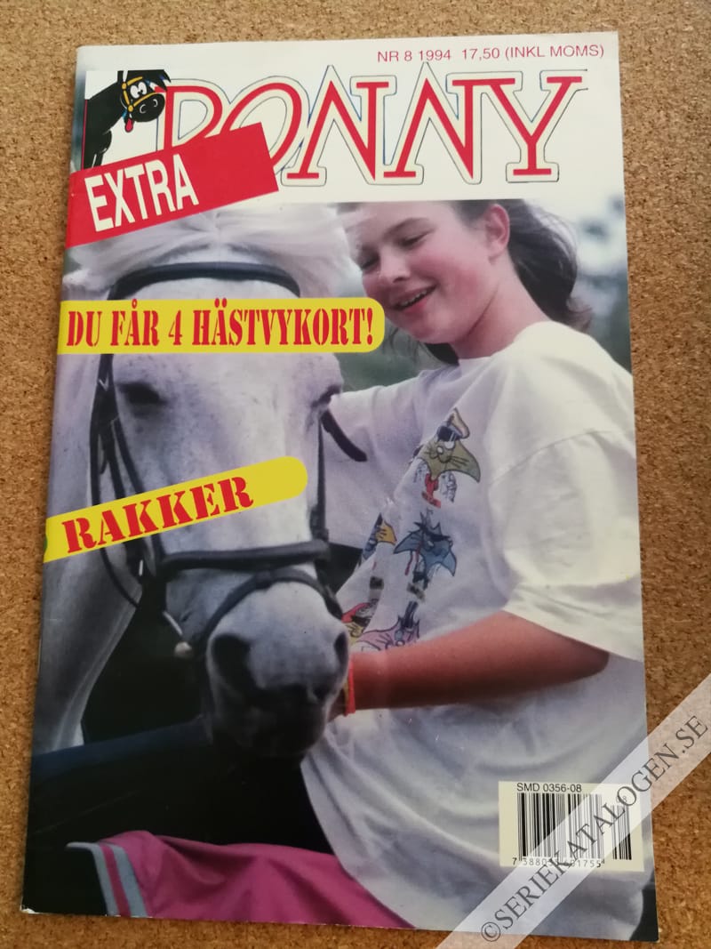 Framsida på Ponny-magasinet #8 (1994)