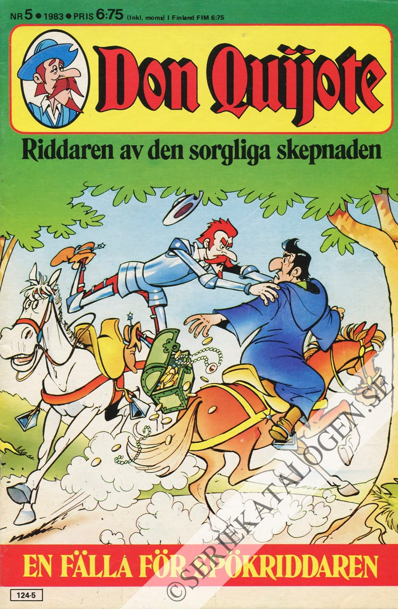 Framsida på Don Quijote En fälla för spökriddaren (1983)