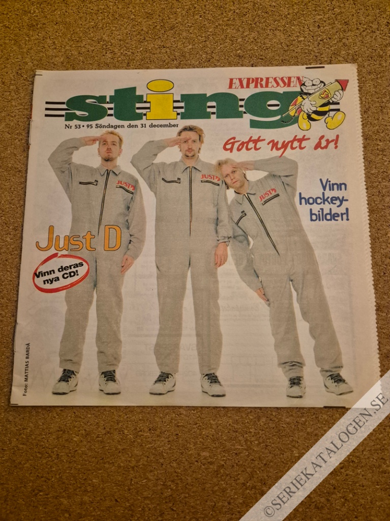 Framsida på Sting-Expressen #53 (1995)