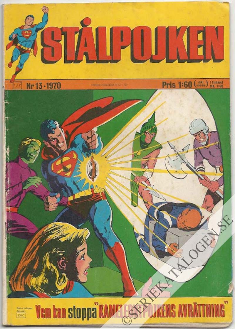 Framsida på Stålpojken #13 (1970)