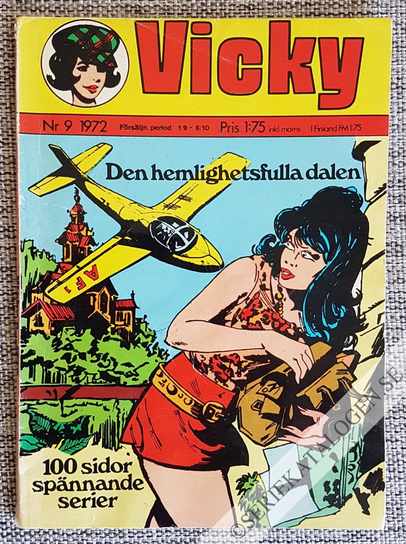 Framsida på Vicky #9 (1972)