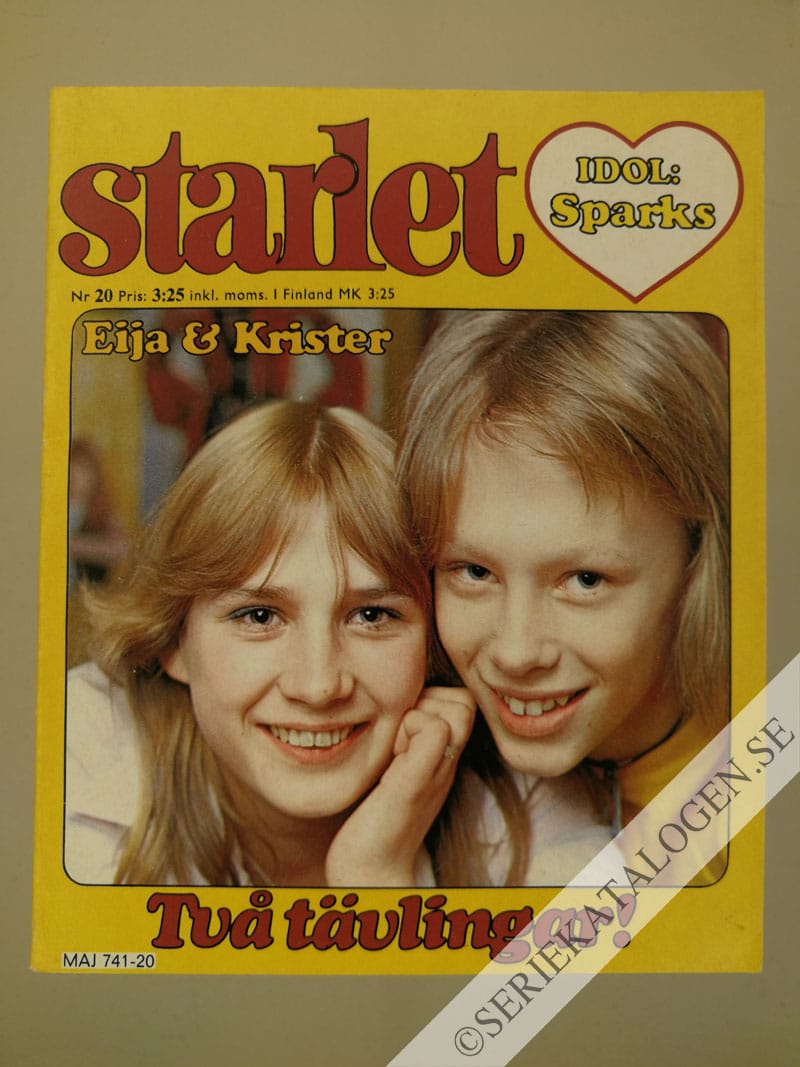 Framsida på Starlet #20 (1978)