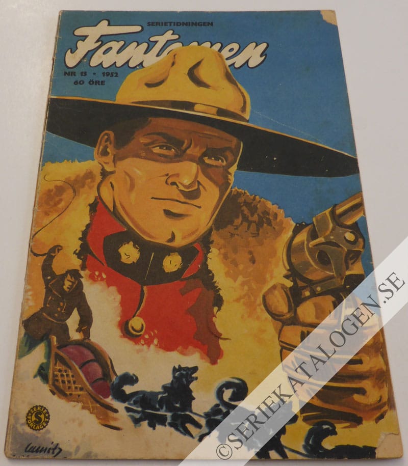Framsida på Fantomen #13 (1952)