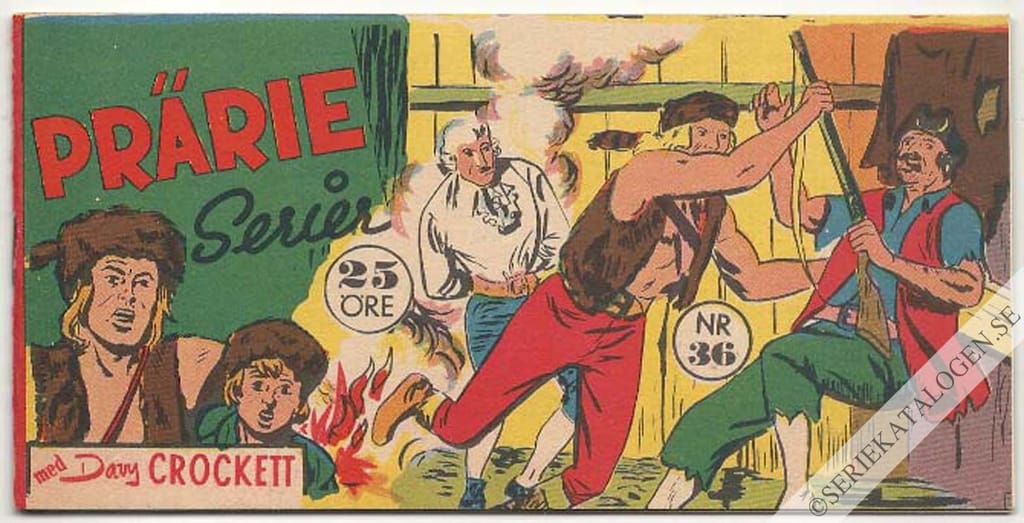 Framsida på Prärie-serier #36 (1958)