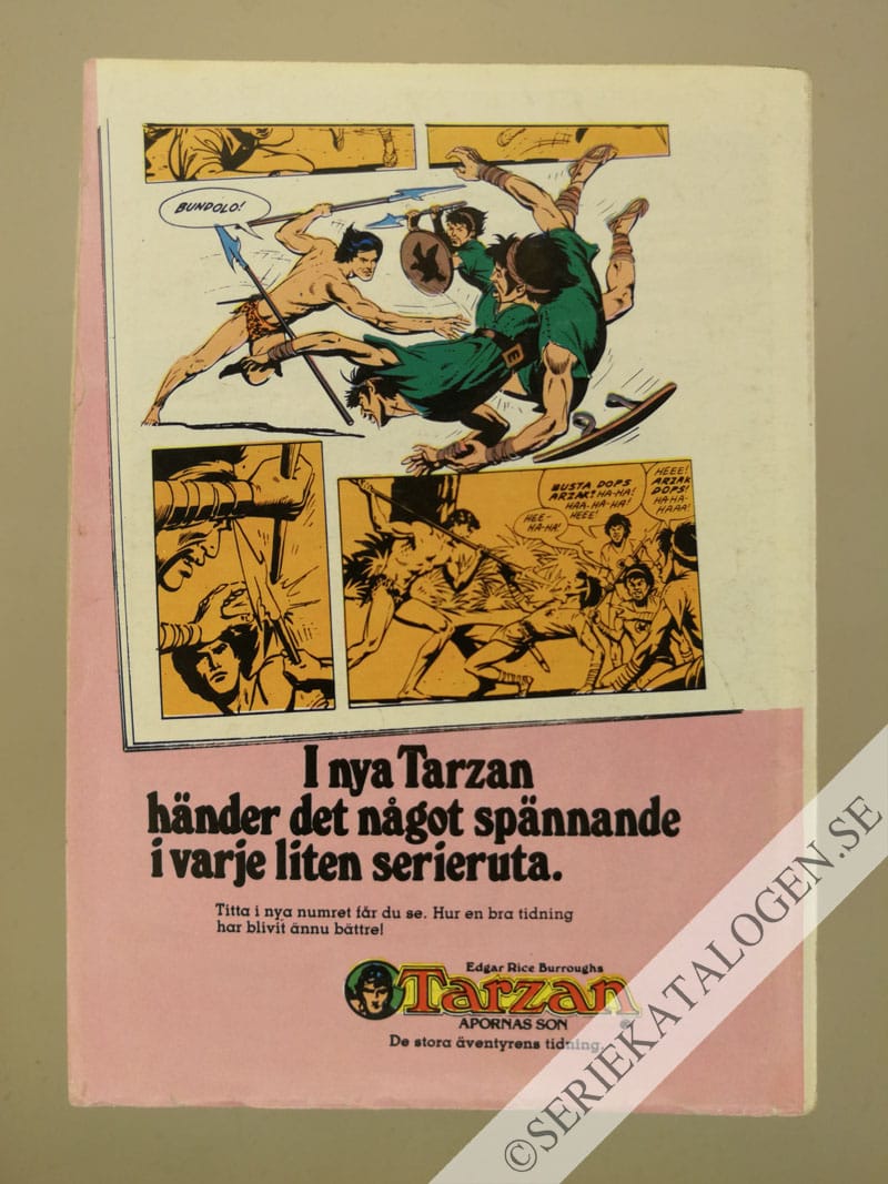 Baksida på Operation Blixten (1982)