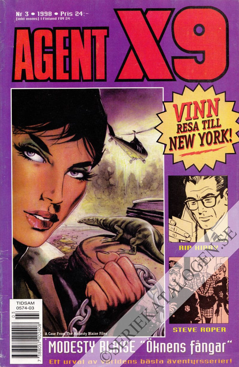 Framsida på Agent X9 #3 (1998)