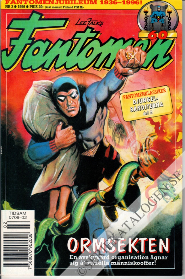 Framsida på Fantomen #2 (1996)