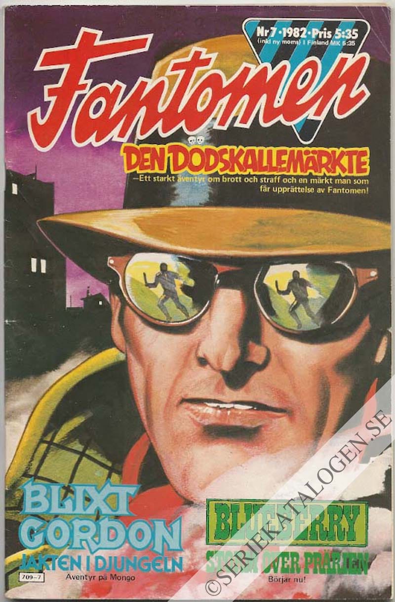 Framsida på Fantomen #7 (1982)