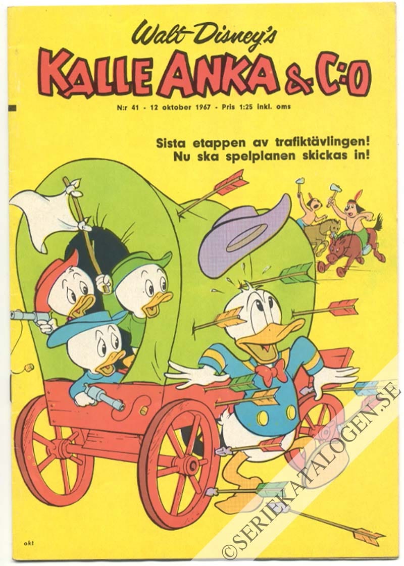 Framsida på Kalle Anka & C:o #41 (1967)