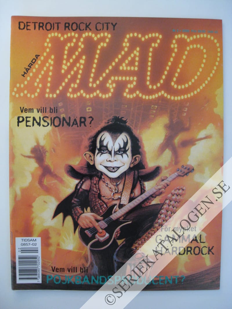 Framsida på Svenska MAD #2 (2000)