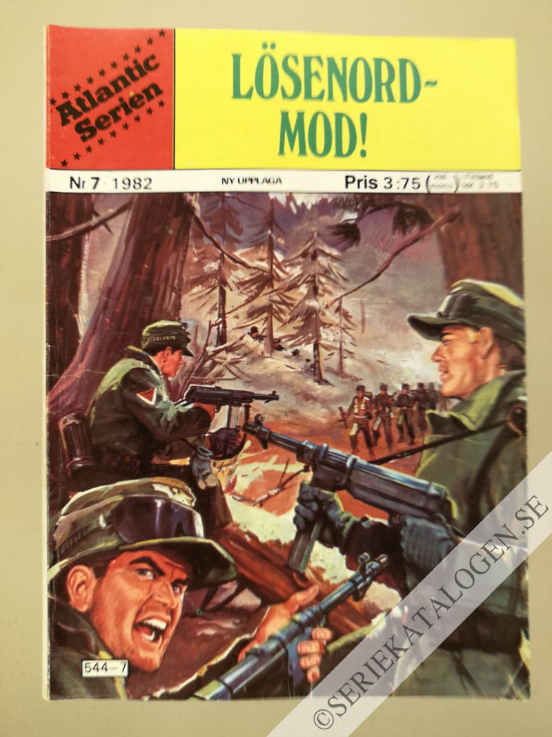 Framsida på Atlanticserien Lösenord - mod! (1982)