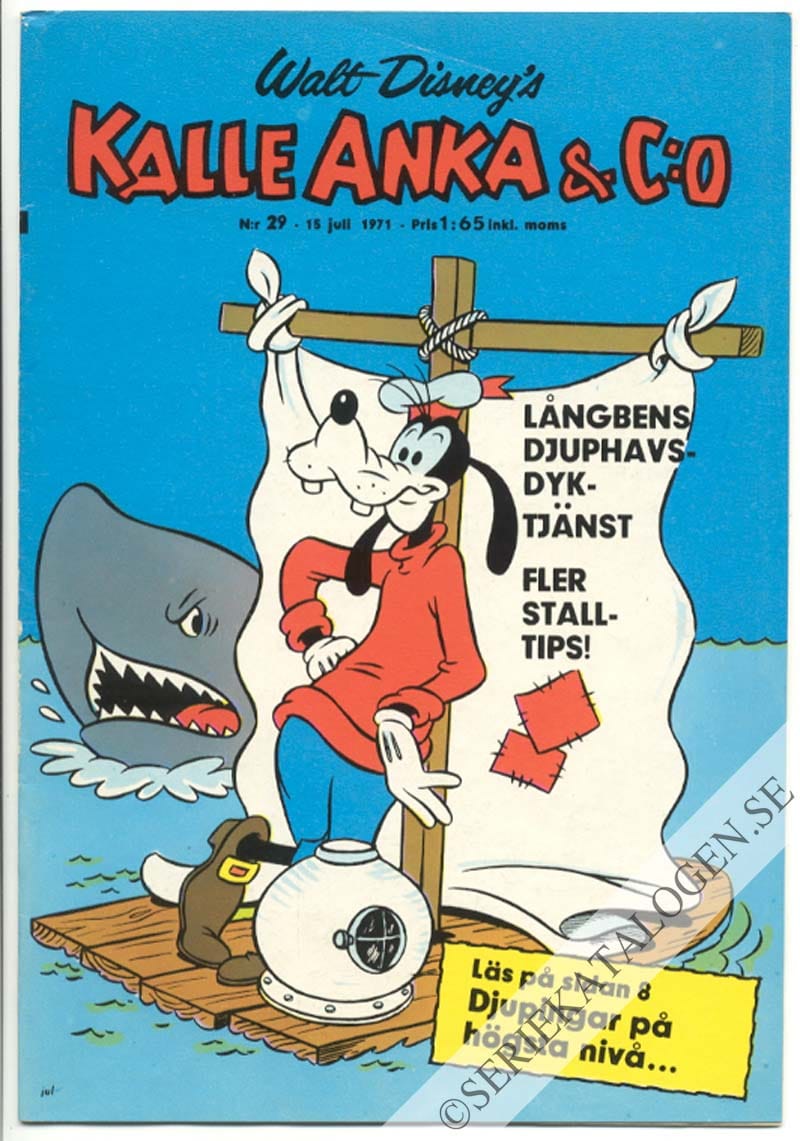 Framsida på Kalle Anka & C:o #29 (1971)