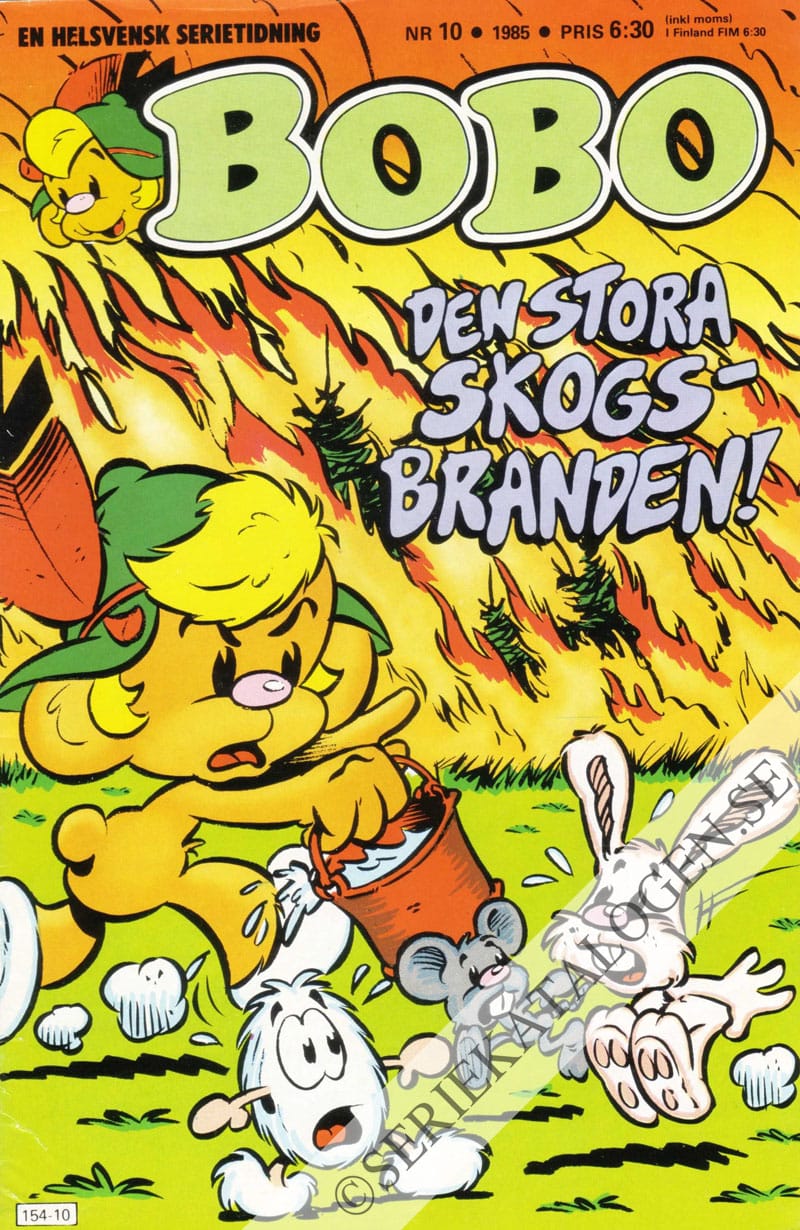 Framsida på Bobo #10 (1985)