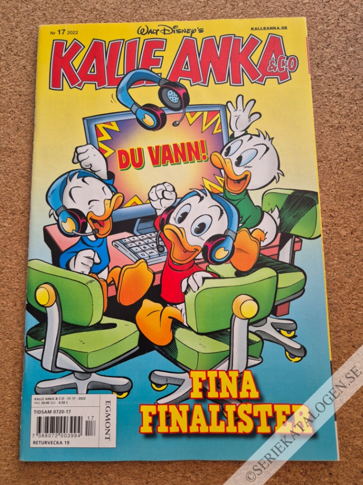 Framsida på Kalle Anka & C:o #17 (2022)