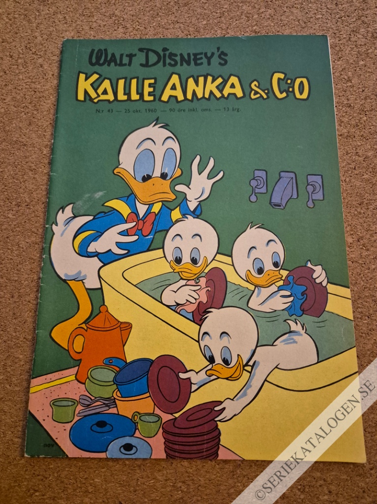Framsida på Kalle Anka & C:o #43 (1960)