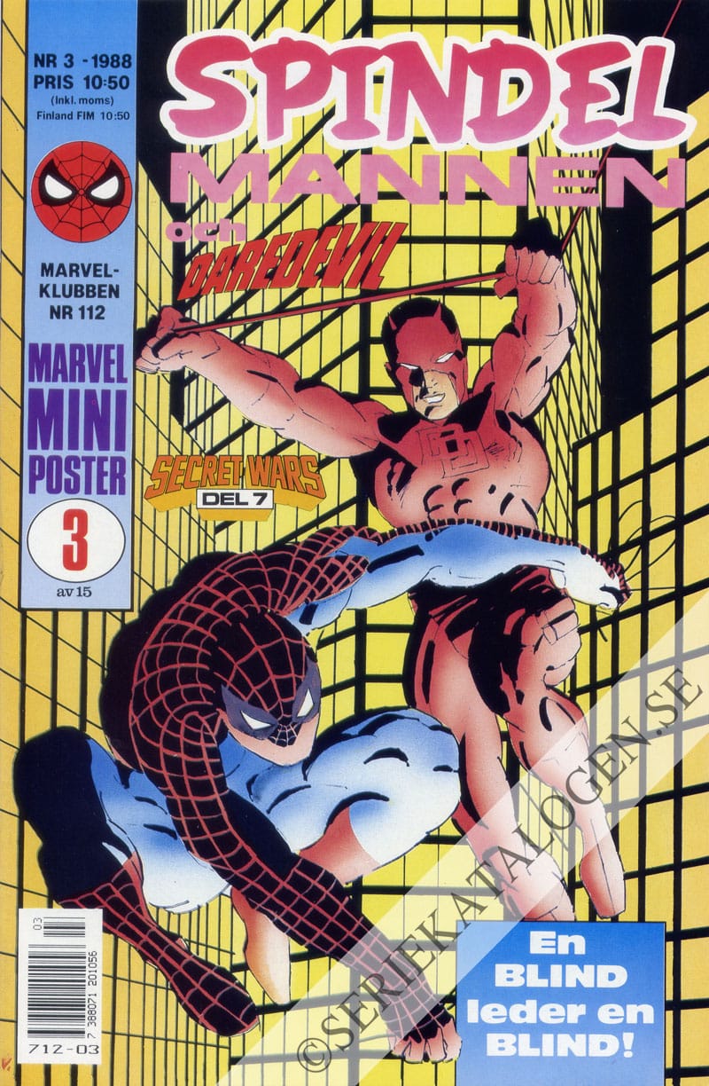 Framsida på Spindelmannen #3 (1988)