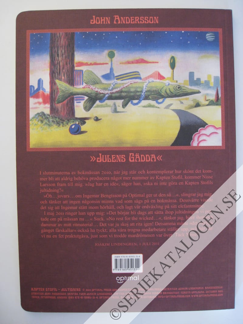 Baksida på Jultidning - praktutgåva (2011)