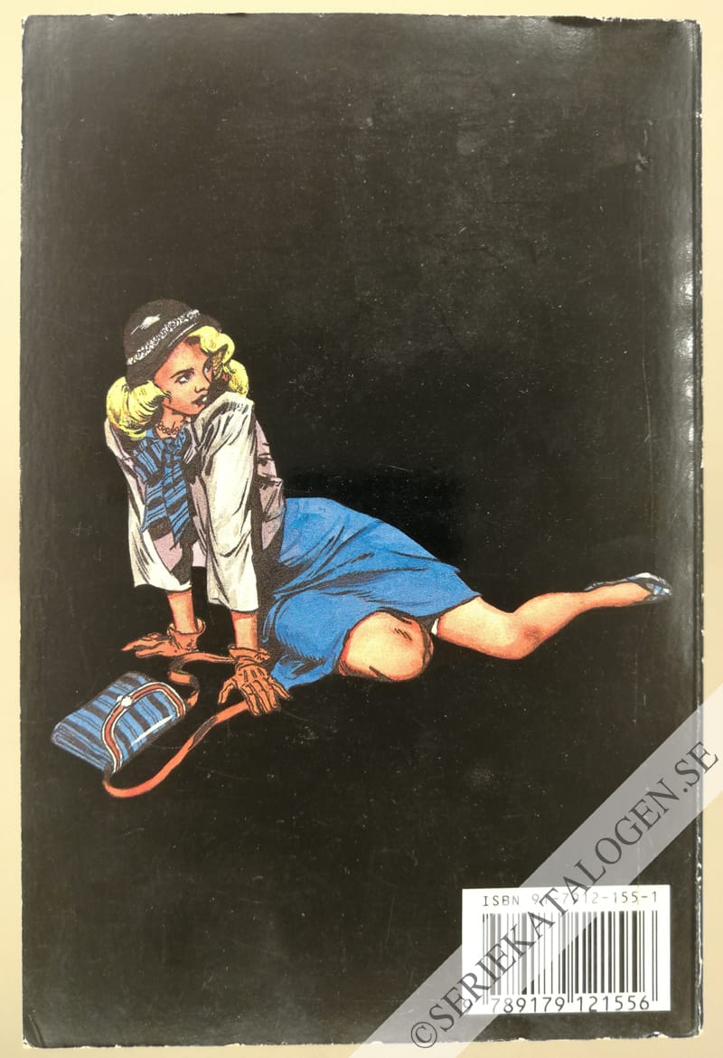 Baksida på Rip Kirby/Spårhundarna (1989)