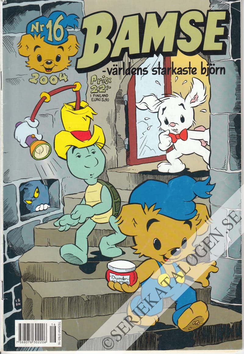 Framsida på Bamse #16 (2004)
