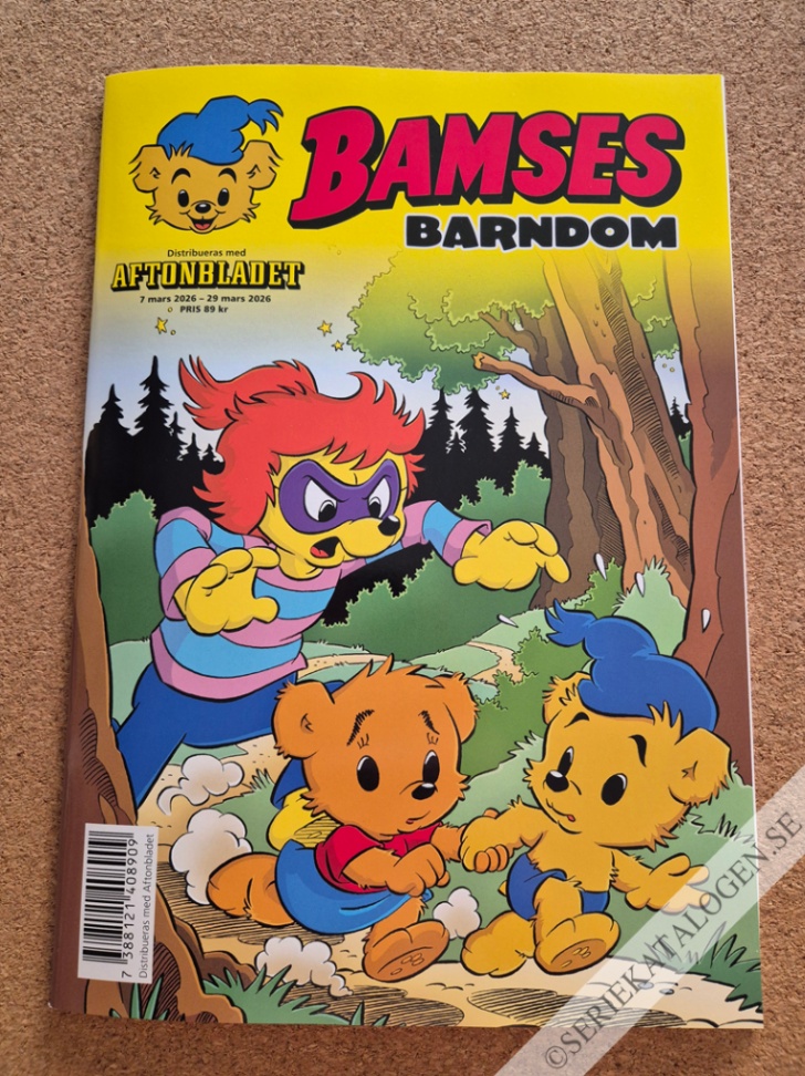 Framsida på Bamses barndom # (2026)