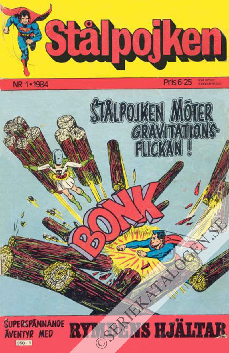 Framsida på Stålpojken #1 (1984)