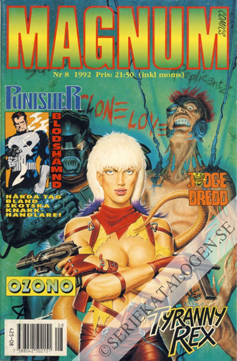 Framsida på Magnum comics #8 (1992)