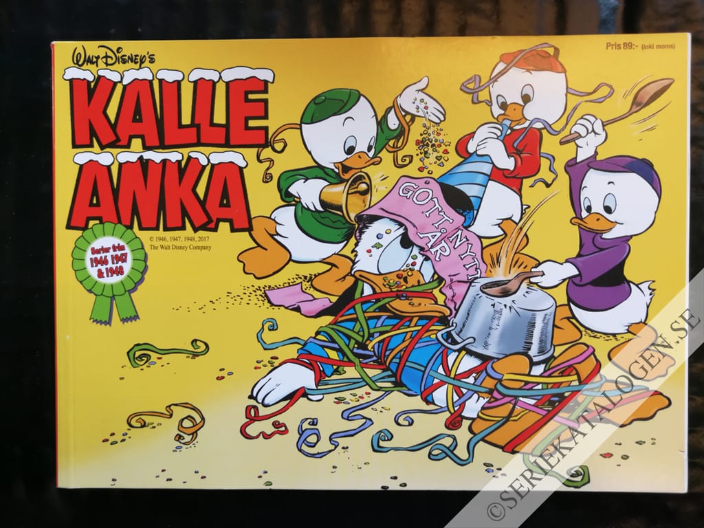 Framsida på Kalle Ankas julbok (2017)