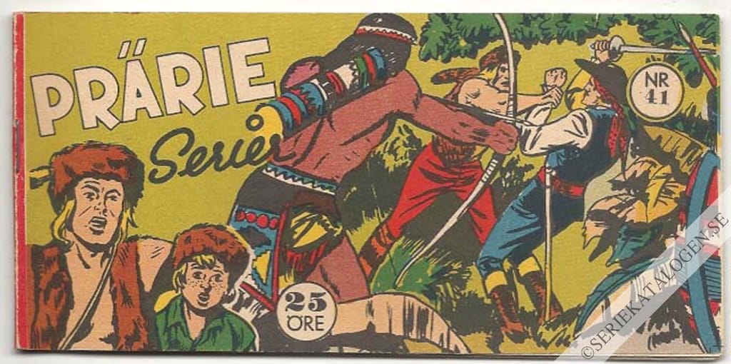 Framsida på Prärie-serier #41 (1957)