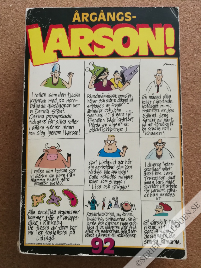 Framsida på Årgång 1992 (1993)