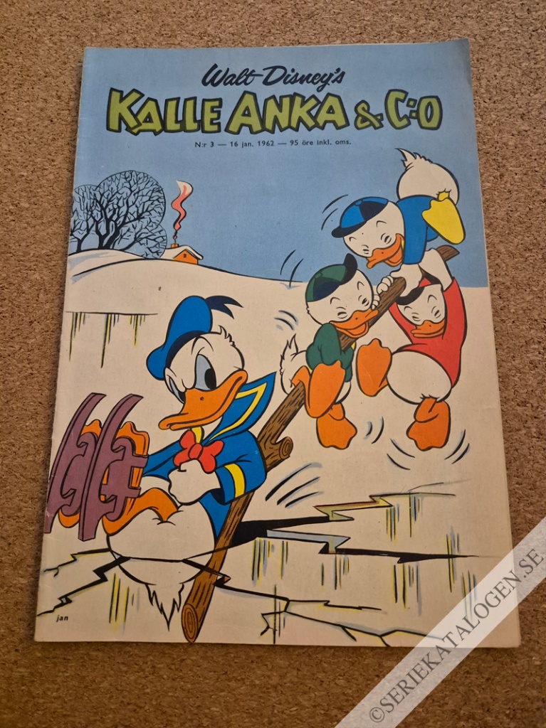 Framsida på Kalle Anka & C:o #3 (1962)