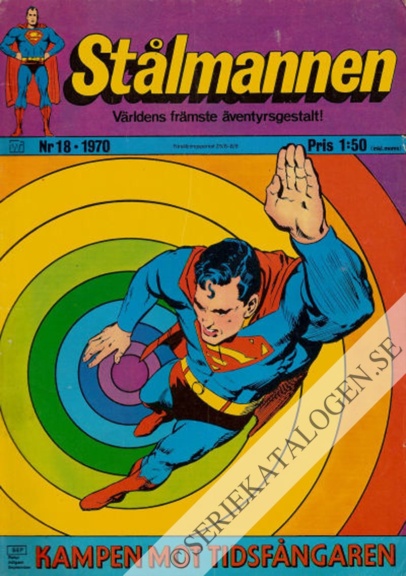 Framsida på Stålmannen #18 (1970)
